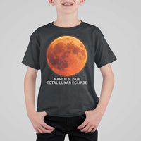 Blood Moon Total Lunar Eclipse March 3 2026 T Shirt For Kid Blood Moon Astronomy Souvenir Graphic
