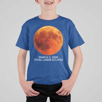 Blood Moon Total Lunar Eclipse March 3 2026 T Shirt For Kid Blood Moon Astronomy Souvenir Graphic