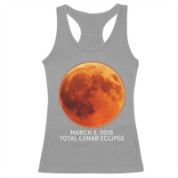Blood Moon Total Lunar Eclipse March 3 2026 Racerback Tank Top Blood Moon Astronomy Souvenir Graphic