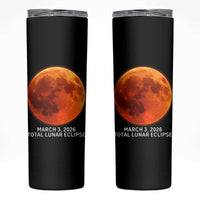 Blood Moon Total Lunar Eclipse March 3 2026 Skinny Tumbler Blood Moon Astronomy Souvenir Graphic