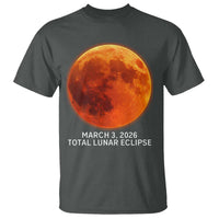 Blood Moon Total Lunar Eclipse March 3 2026 T Shirt Blood Moon Astronomy Souvenir Graphic