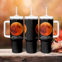 Blood Moon Total Lunar Eclipse March 3 2026 Tumbler With Handle Blood Moon Astronomy Souvenir Graphic