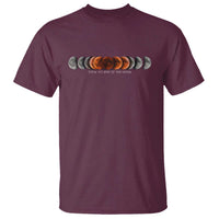 Total Eclipse of the Moon Phases T Shirt Blood Moon Space Astronomy Celestial Graphic