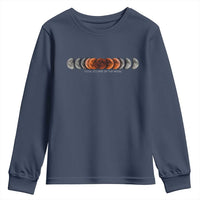 Total Eclipse of the Moon Phases Youth Sweatshirt Blood Moon Space Astronomy Celestial Graphic
