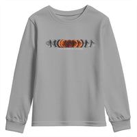 Total Eclipse of the Moon Phases Youth Sweatshirt Blood Moon Space Astronomy Celestial Graphic