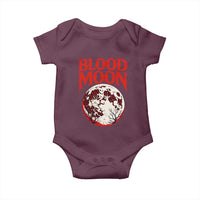 Retro Blood Moon Graphic Baby Onesie Mystic Celestial Gothic Astronomy Art
