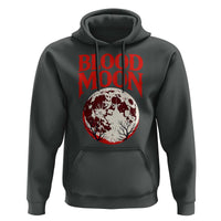 Retro Blood Moon Graphic Hoodie Mystic Celestial Gothic Astronomy Art