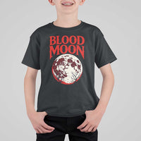 Retro Blood Moon Graphic T Shirt For Kid Mystic Celestial Gothic Astronomy Art