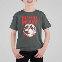 Retro Blood Moon Graphic T Shirt For Kid Mystic Celestial Gothic Astronomy Art