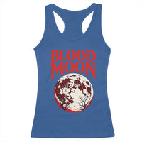 Retro Blood Moon Graphic Racerback Tank Top Mystic Celestial Gothic Astronomy Art