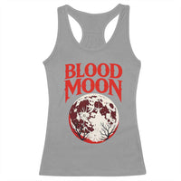 Retro Blood Moon Graphic Racerback Tank Top Mystic Celestial Gothic Astronomy Art