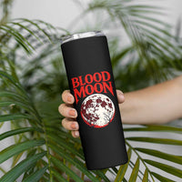 Retro Blood Moon Graphic Skinny Tumbler Mystic Celestial Gothic Astronomy Art