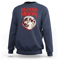 Retro Blood Moon Graphic Sweatshirt Mystic Celestial Gothic Astronomy Art