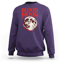 Retro Blood Moon Graphic Sweatshirt Mystic Celestial Gothic Astronomy Art
