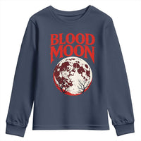 Retro Blood Moon Graphic Youth Sweatshirt Mystic Celestial Gothic Astronomy Art