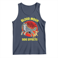 Funny Blood Moon Side Effects Wolf and Chihuahua Dog Humor Graphic Tank Top