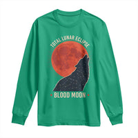 Total Lunar Eclipse March 3 2026 Long Sleeve Shirt Constellation Wolf Souvenir Graphic