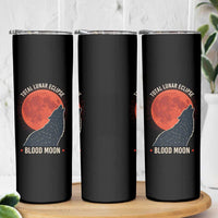 Total Lunar Eclipse March 3 2026 Skinny Tumbler Constellation Wolf Souvenir Graphic