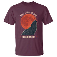 Total Lunar Eclipse March 3 2026 T Shirt Constellation Wolf Souvenir Graphic