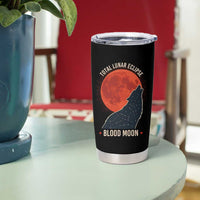 Total Lunar Eclipse March 3 2026 Tumbler Cup Constellation Wolf Souvenir Graphic