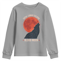 Total Lunar Eclipse March 3 2026 Youth Sweatshirt Constellation Wolf Souvenir Graphic