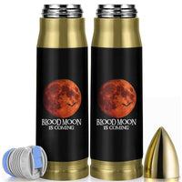 Blood Moon Is Coming Spooky Halloween Bullet Tumbler Flying Bats Gothic Dark Horror Graphic