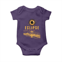Total Solar Eclipse August 12 2026 Celestial Totality Baby Onesie Ocean Beach View Astronomy Souvenir