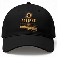 Total Solar Eclipse August 12 2026 Celestial Totality Baseball Cap Ocean Beach View Astronomy Souvenir