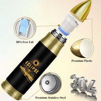 Total Solar Eclipse August 12 2026 Celestial Totality Bullet Tumbler Ocean Beach View Astronomy Souvenir