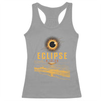Total Solar Eclipse August 12 2026 Celestial Totality Racerback Tank Top Ocean Beach View Astronomy Souvenir