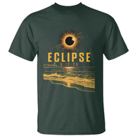 Total Solar Eclipse August 12 2026 Celestial Totality T Shirt Ocean Beach View Astronomy Souvenir