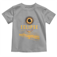 Total Solar Eclipse August 12 2026 Celestial Totality Toddler T Shirt Ocean Beach View Astronomy Souvenir