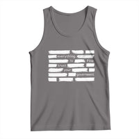 Everything Is Fine Trust Your Government Tank Top Sarcastic Flag Political Satire Humor