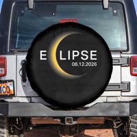 Minimalist 2026 Total Solar Eclipse Spare Tire Cover August 12 Totality Astronomy Souvenir
