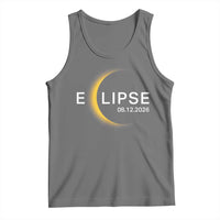 Minimalist 2026 Total Solar Eclipse Tank Top August 12 Totality Astronomy Souvenir