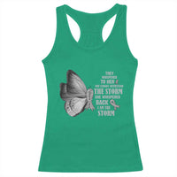 Parkinson's Awareness Racerback Tank Top She Whispered Back I Am The Storm Support Squad