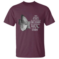 Parkinson's Awareness T Shirt She Whispered Back I Am The Storm Support Squad