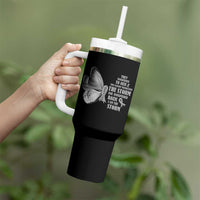 Parkinson's Awareness Tumbler With Handle She Whispered Back I Am The Storm Support Squad