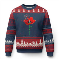 Parkinson's Awareness Ugly Christmas Sweater Faith Hope Tulips Support Parkinsons Warrior - Wonder Print Shop