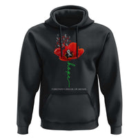 Parkinson's Awareness Hoodie Faith Hope Tulips Support Parkinsons Warrior