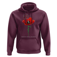 Parkinson's Awareness Hoodie Faith Hope Tulips Support Parkinsons Warrior