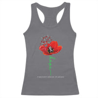 Parkinson's Awareness Racerback Tank Top Faith Hope Tulips Support Parkinsons Warrior