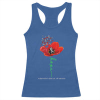 Parkinson's Awareness Racerback Tank Top Faith Hope Tulips Support Parkinsons Warrior