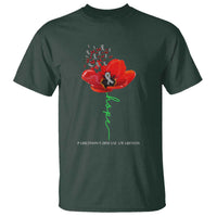 Parkinson's Awareness T Shirt Faith Hope Tulips Support Parkinsons Warrior