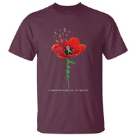 Parkinson's Awareness T Shirt Faith Hope Tulips Support Parkinsons Warrior