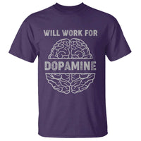 Parkinson's Awareness T Shirt Work For Dopamine Parkinsons Warrior Support