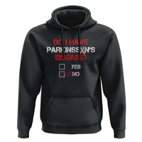 Parkinson's Awareness Hoodie Yes No Warrior Survivor Support
