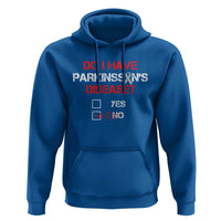 Parkinson's Awareness Hoodie Yes No Warrior Survivor Support