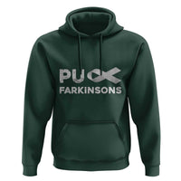 Parkinson's Awareness Hoodie Puck Farkinsons Parkinson's Silver Gray Ribbon