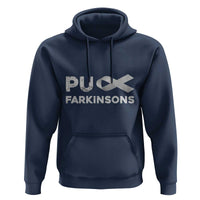 Parkinson's Awareness Hoodie Puck Farkinsons Parkinson's Silver Gray Ribbon